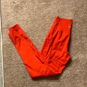 Red Alphalete Leggings